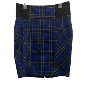 CHARLOTTE RUSSE Size L Plaid Pencil Skirt